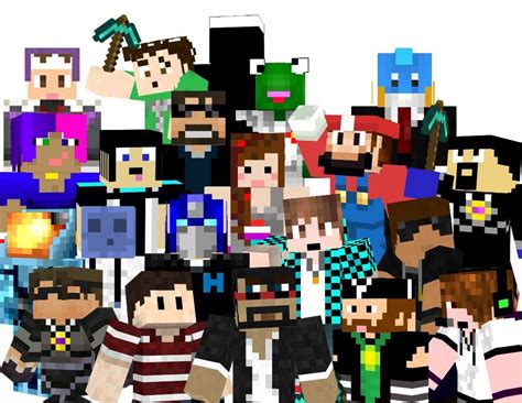 youtubers minecraft skins|YouTuber Minecraft Skins 